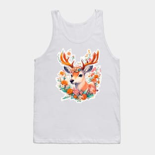 Minimal Cute Baby Deer Tank Top